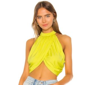 Super Down Wrap Crop Top